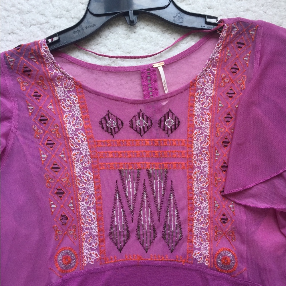 Free People Ruffle Shirt - Picture 4 of 6